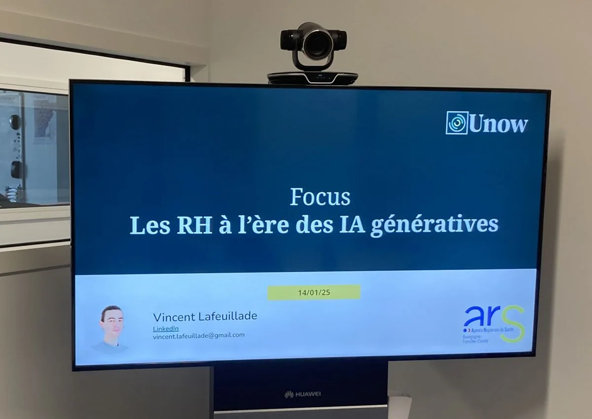 Session « Les RH à l'ère des IA génératives » animée à distance
